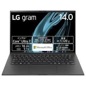 LG｜エルジー ノートパソコン LG gram 14Z90S-MA78J2 [14.0型 /Windows11 Home /intel Core Ultra 7 /メモリ：16GB /SSD：1TB /Office Home and Business /2024年01月モデル]