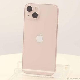 〔中古〕Apple(アップル) iPhone13 128GB ピンク MLNE3J／A SIMフリー 〔ネットワーク利用制限▲〕〔258-ud〕