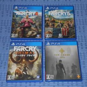PS4ソフト「ファークライ4(FarCry4)」「ファークライ5(FarCry5)」「ファークライ プライマル(FarCry PRIMAL)」「THE ORDER 1886」4本セット
