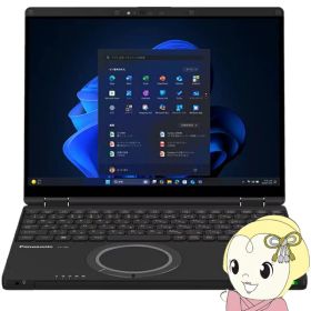 【12/10は期間限定クーポン発行】パナソニック 2in1ノートパソコン Let’s note レッツノート 12.4型 Core i7-1360P メモリ16GB SSD512GB Windows11Pro ブラック CF-QR4KDNCR【/srm】【KK9N0D18P】