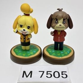 M7505 ●中古 美品 即決●amiibo しずえ + ケント (アミーボ フィギュア どうぶつの森) ●Shizue winter clothes (Animal Crossing Series