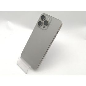 【中古】Apple 国内版 【SIMフリー】 iPhone 15 Pro Max 256GB ナチュラルチタニウム MU6R3J/A【新宿東口】保証期間１ヶ月【ランクC】