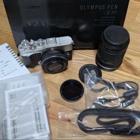 【中古】オリンパス E-P7 PEN EZダブルズームキット ミラーレス一眼