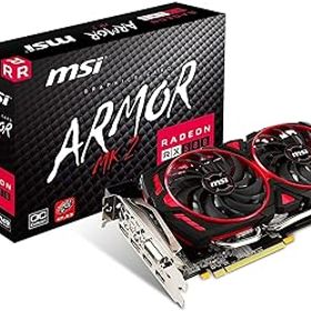 【中古】MSI Radeon RX 580 ARMOR MK II 8G OC グラフィックスボード VD6544