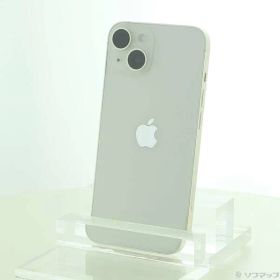 〔中古品〕 iPhone14 128GB スターライト MPUQ3J／A SIMフリー【371】