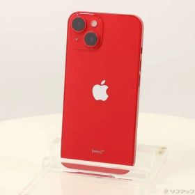 〔中古品〕 iPhone14 128GB プロダクトレッド MPV93J／A SIMフリー【344】