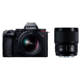 パナソニック LUMIX DC-S5M2W [標準ズームレンズ・単焦点レンズキット] ルミックス ミラーレス一眼カメラ Panasonic