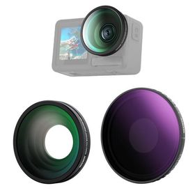 NEEWER 可変NDフィルターキット コンパチブル Osmo Action 5 Pro/4 2枚入り ND8-32(3-5ストップ)+185°F