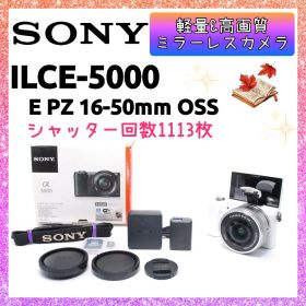 ❤即購入1000円OFF❤SONY α5000 美しいミラーレスを手のひらに。