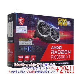 【中古】MSI製グラボ Radeon RX 6500 XT MECH 2X 4G OC PCIExp 4GB 元箱あり