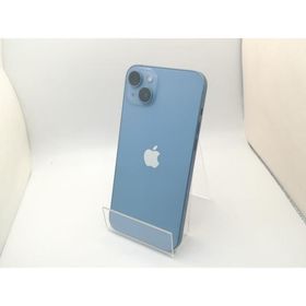 【中古】Apple 国内版 【SIMフリー】 iPhone 14 Plus 128GB ブルー MQ4H3J/A【三宮駅前】保証期間１ヶ月【ランクB】