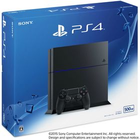 プレイステーション(PlayStation)の(本体) プレイステーション4 PlayStation4 ジェット・ブラック HDD500GB SCE(CUH-1200AB01) ソニー・コンピュータエンタテインメント(家庭用ゲーム機本体)