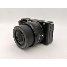 【中古】SONY VLOGCAM ZV-E10L パワーズームレンズキット ブラック【新宿2】保証期間１ヶ月【ランクB】