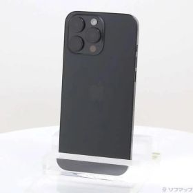 〔中古品〕 iPhone16 Pro Max 256GB ブラックチタニウム MYWG3J／A SIMフリー【297】
