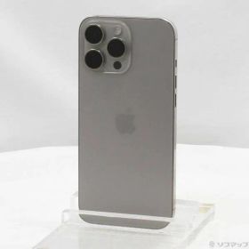 〔中古品〕 iPhone16 Pro Max 256GB ナチュラルチタニウム MYWK3J／A SIMフリー【348】