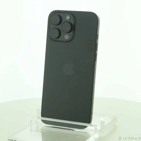〔中古品〕 iPhone16 Pro Max 256GB ブラックチタニウム MYWG3J／A SIMフリー【262】
