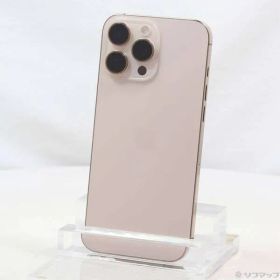 〔中古品〕 iPhone16 Pro Max 256GB デザートチタニウム MYWJ3J／A SIMフリー【377】