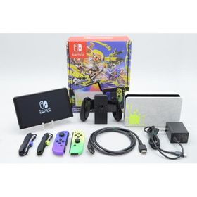 [中古]Nintendo Switch 有機ELモデル スプラトゥーン3エディション [Joy-Con オリジナルデザイン] HEG-S-KCAAA