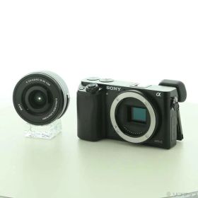 【中古】SONY(ソニー) α6000 パワーズームレンズキット ブラック ILCE-6000L 【295-ud】