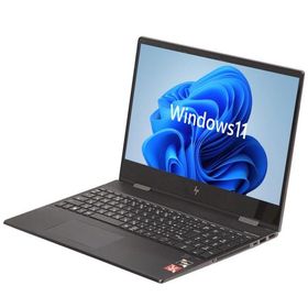 ノートパソコン HP ENVY x360 15-ds0002AU 中古 Windows11 64bit Ryzen7 3700U メモリ16GB 高速 SSD 無線LAN WEBカメラ タッチパネル液晶 フルHD タッチパネル 1