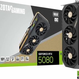【新品】【即納】【代引き不可】ZOTAC GAMING GeForce RTX 5080 SOLID OC 16GB GDDR7 グラフィックスカード ZT-B50800J-10P VD8981 周辺機器 PCパーツ グラフィックボード
