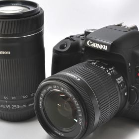 【中古】【1ヶ月保証】 Canon キャノン EOS Kiss X8i ダブルズームキット デジタル一眼レフ カメラ SDカード付き