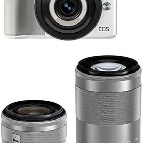 【中古】Canon ミラーレス一眼カメラ EOS M3(ホワイト)・クリエイティブマクロ トリプルレンズキット EOSM3WH-CMTLK