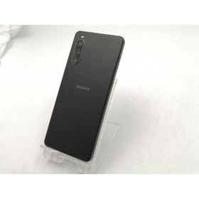 【中古】SONY au 【SIMフリー】 Xperia 10 IV ブラック 6GB 128GB SOG07【ECセンター】保証期間１ヶ月【ランクC】