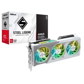 ASRock Radeon RX 9060XT Steel Legend 8G OC グラフィックボード｜RX9060XT SL 8GO