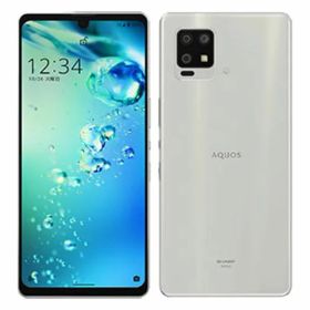 【中古】【安心保証】 AQUOS zero6 SHG04[128GB] au ホワイト