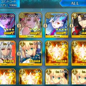 すごい組み合わせ2_全凛120_黒聖杯4個_カレイドスコープ1個 | FGOのアカウントデータ、RMTの販売・買取一覧