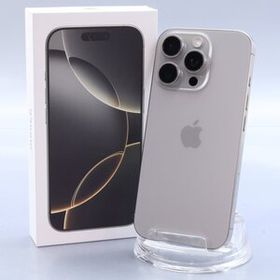 Apple iPhone16 Pro 256GB ナチュラルチタニウム A3292 3N746J/A バッテリ100% ■SIMフリー★Joshin9113【1円開始・送料無料】