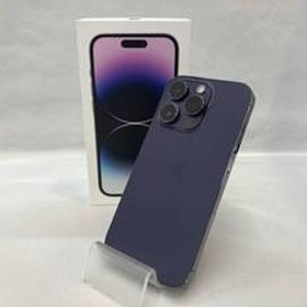 MQ1E3J/A iPhone 14 Pro 256GB ディープパープル SIMフリー （▼ゆ05-07-01）