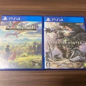 レベルファイブ(LEVEL5)の二ノ国II レヴァナントキングダム、モンスターハンターワールド(家庭用ゲームソフト)