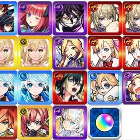 石垢-炭治郎＆義勇+中野二乃+伊黒小芭内+マサムネX2+エルX2+ルシファー+マナX2+ネオX2+メ | モンストのアカウントデータ、RMTの販売・買取一覧