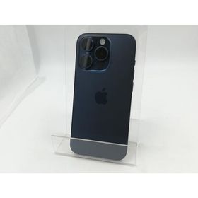 【中古】Apple 国内版 【SIMフリー】 iPhone 15 Pro 512GB ブルーチタニウム MTUL3J/A【千葉】保証期間１ヶ月【ランクB】