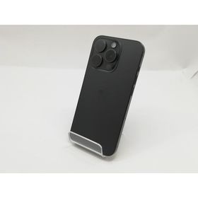 【中古】Apple 国内版 【SIMフリー】 iPhone 15 Pro 128GB ブラックチタニウム MTU73J/A【宇田川】保証期間１ヶ月【ランクB】