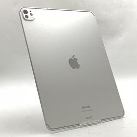 アップル(Apple)の【全額返金保証】【最速発送】Apple iPad Pro (M4) 13インチ 1TB シルバー WiFi+Cellular SIMフリー 動作確認済(タブレット)