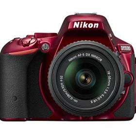 【中古】「非常に良い」Nikon デジタル一眼レフカメラ D5500 18-55 VRII レンズキット レッド 2416万画素 3.2型液晶 タッチパネル D5500LK18-55RD