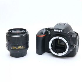 【中古】 《良品》 Nikon D5500 18-55 VR II レンズキット ブラック 【TFTパネル前カバーゴム部組部品交換/各部点検済】 [ デジタルカメラ ]