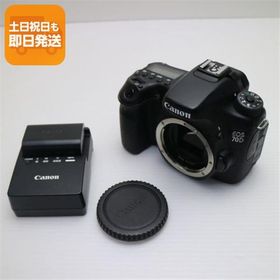 超美品 EOS 70D ブラック 即日発送 デジタル一眼 Canon 本体 あすつく 土日祝発送OK