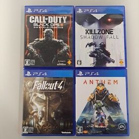 ★即決★送料無料★【PS4】 コールオブデューティ ブラックオプス3・キルゾーン・フォールアウト4・アンセム セット まとめ売り