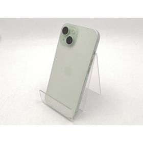 【中古】Apple 国内版 【SIMフリー】 iPhone 15 128GB グリーン MTMM3J/A【ECセンター】保証期間１ヶ月【ランクA】