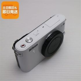 超美品 Nikon 1 J1 ボディ ホワイト 即日発送 ミラーレス一眼 ニコン 本体 あすつく 土日祝発送OK