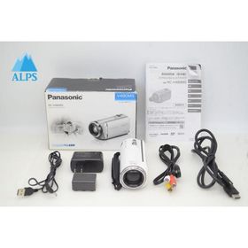 美品 Panasonic パナソニック HC-V480MS デジタルビデオカメラ ホワイト 元箱付 251203k【アルプスカメラ】