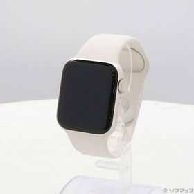 〔中古〕Apple(アップル) Apple Watch SE 第2世代 GPS 40mm スターライトアルミニウムケース スターライトスポーツバンド〔297-ud〕