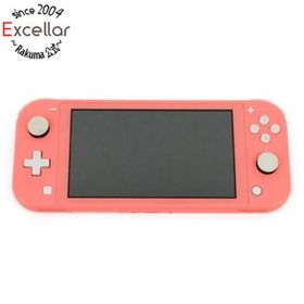 ニンテンドースイッチ(Nintendo Switch)の任天堂 Nintendo Switch Lite(ニンテンドースイッチ ライト) HDH-S-PAZAA コーラル 本体のみ スティックゴムいたみ(家庭用ゲーム機本体)