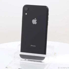 〔中古品〕 iPhoneXR 64GB ブラック MT002J／A SIMフリー【352】