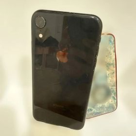 Apple iPhoneXR 64GB ブラック 本体 ケース付き