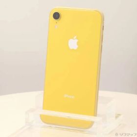 〔中古品〕 iPhoneXR 128GB イエロー MT0Q2J／A SIMフリー【371】